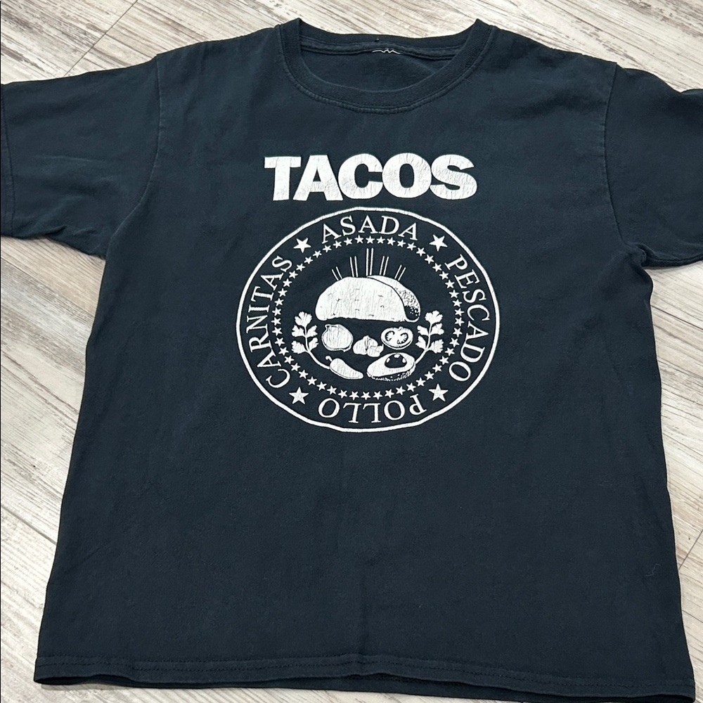 Black Tacos Graphic T-Shirt